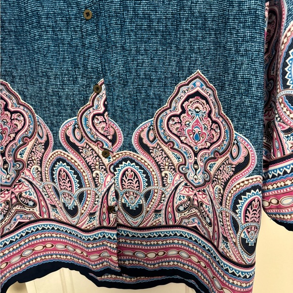 Cynthia Rowley ladies top blouse size 1x - Picture 5 of 8